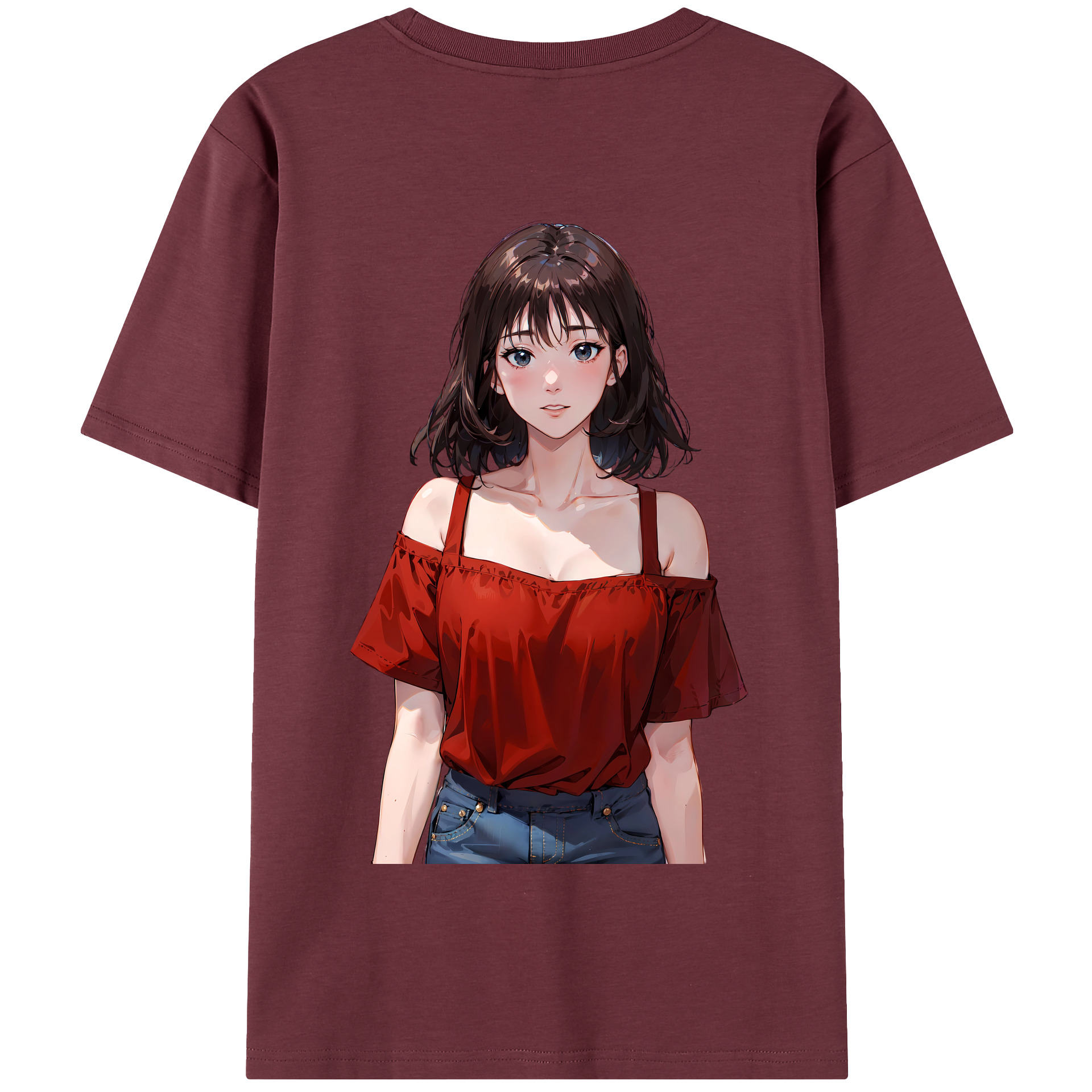 SLAM DUNK／スラムダンク 綿100％半袖Tシャツ（背面プリント）